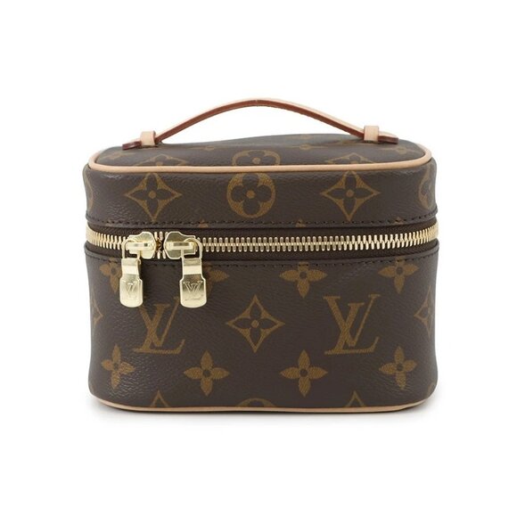 LOUIS VUITTON Nice nano Monogram Beige - Picture 1 of 9